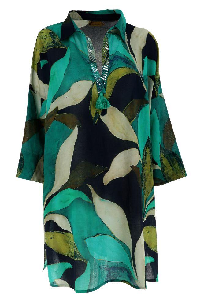 NARA KAFTANO VERDE KARAKORUM